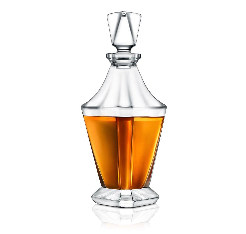 Home Bar Whiskey Decanter, Whiskey Glass Decanter Aerator Set with Four 850ml Whiskey Glasses