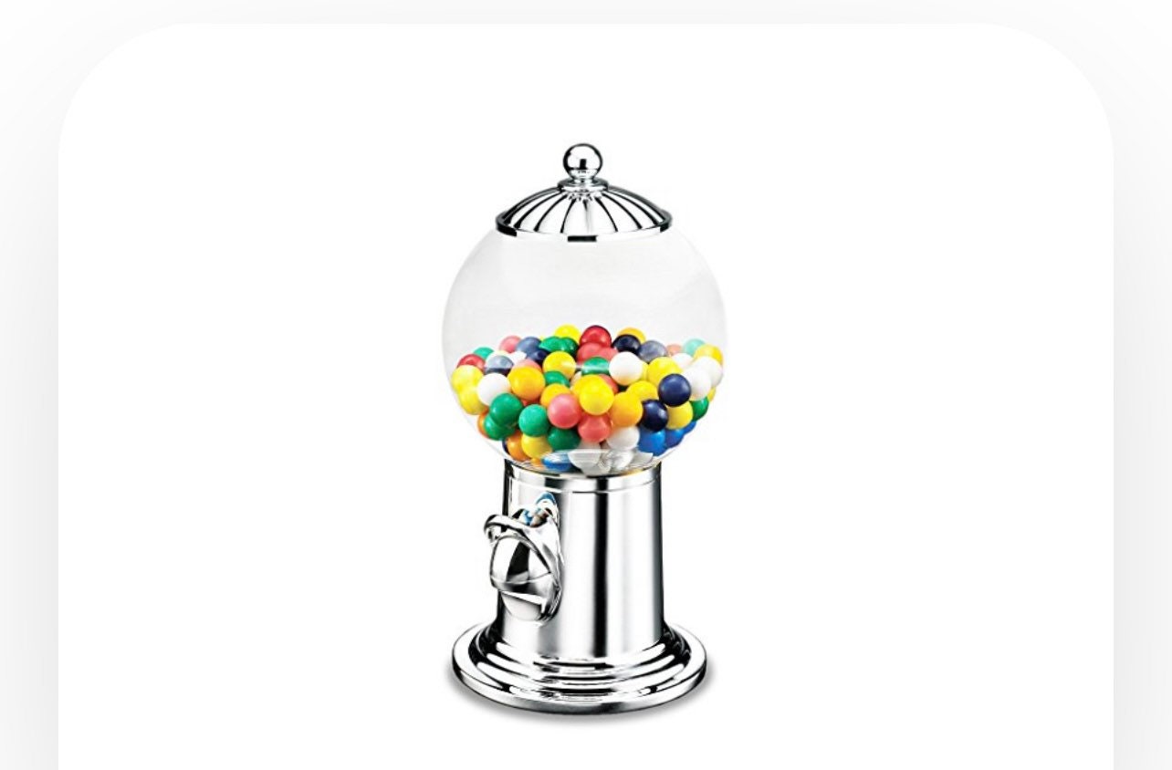 Godinger Gumball Machine Candy Dispenser