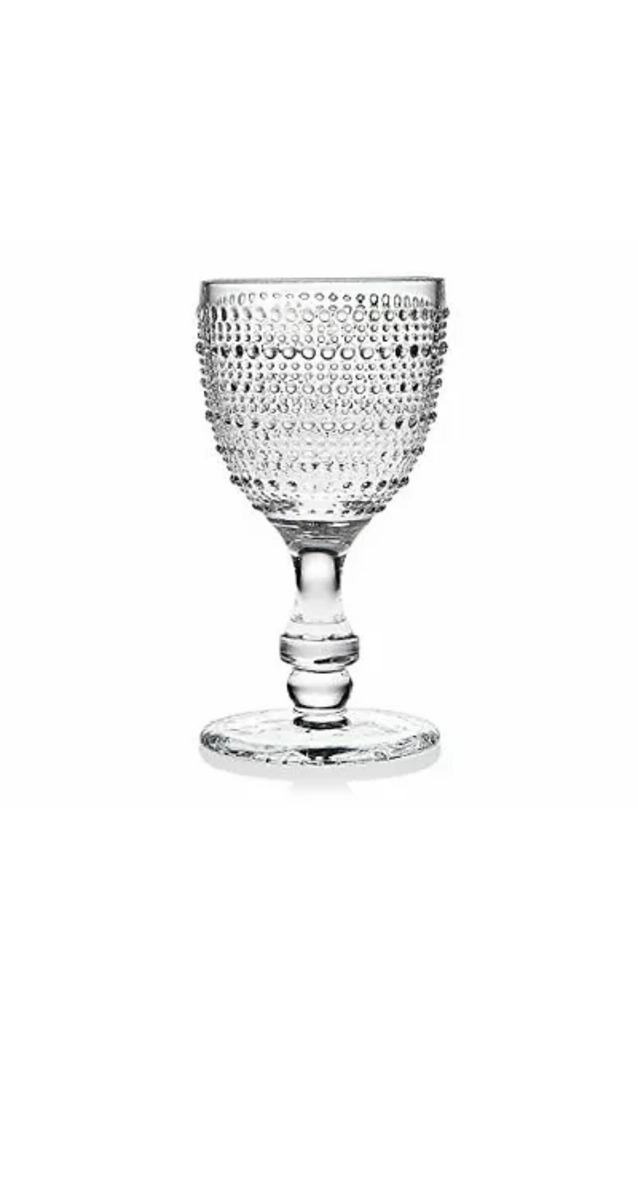 Godinger Wine Glasses Goblets, Beverage Stemmed Glass Cups - Lumina, 9oz, Set of 4