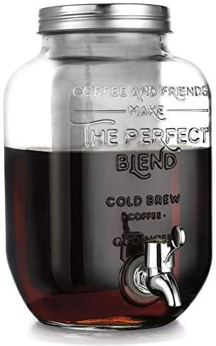 Godinger Cold Brew Coffee Maker, Iced Coffee Dispenser - 1 Gallon (3.78L)