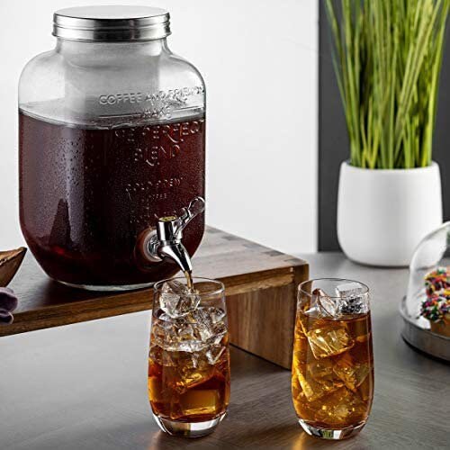 Godinger Cold Brew Coffee Maker, Iced Coffee Dispenser - 1 Gallon (3.78L)