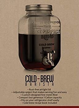 Godinger Cold Brew Coffee Maker, Iced Coffee Dispenser - 1 Gallon (3.78L)