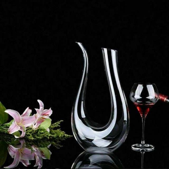 U-Shaped Wine Decanter For Luscious Wines