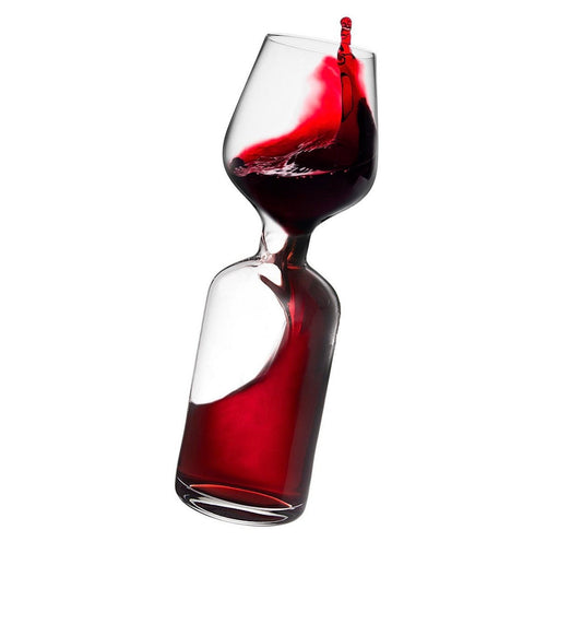 Godinger Glass In A Bottle Wine Goblet Wine Glass Bottle