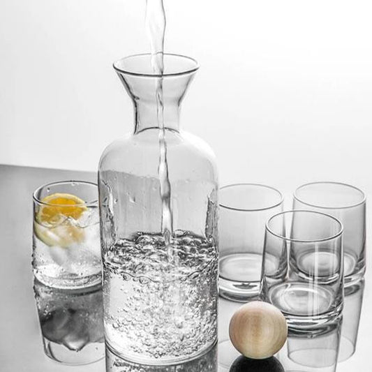 Ebbus Classic Carafe Water Jug & 4 Glass Set