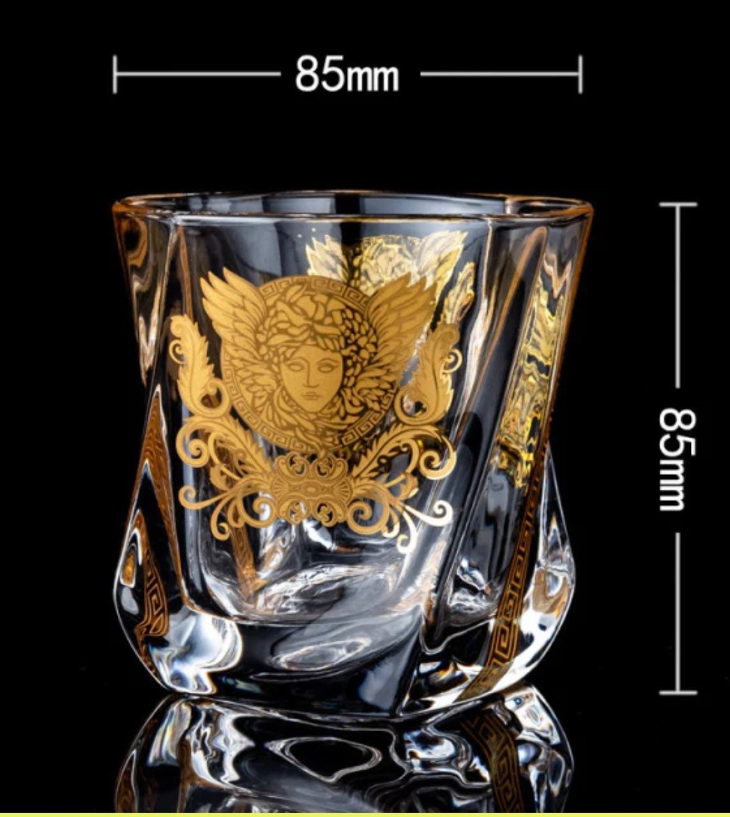 Crystal square glasses