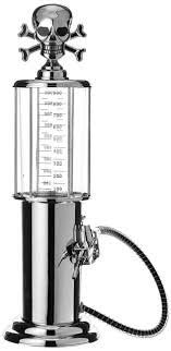 Godinger Gas Pump Skull Crossbones Fini Dispenser